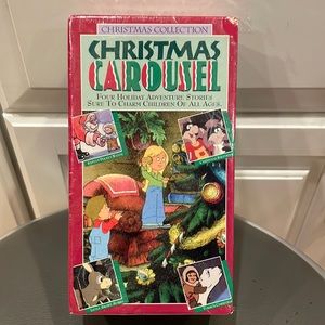 Christmas Carousel-Four Holiday Adventure Stories (Questar,VHS 1996,2 tapes)RARE